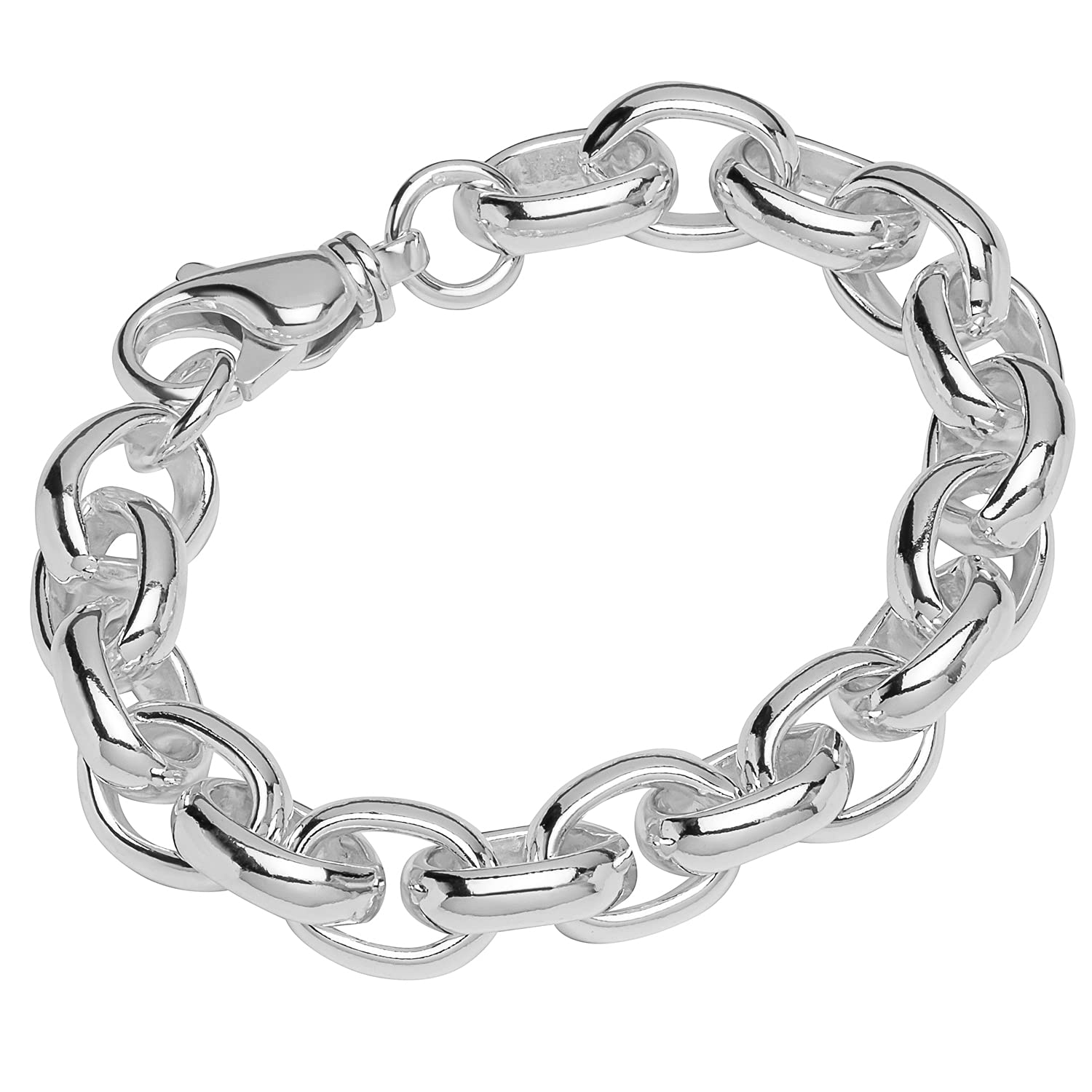 Bracciale Polso 19 Cm Bracciale Uomo In Argento 925 NKlaus