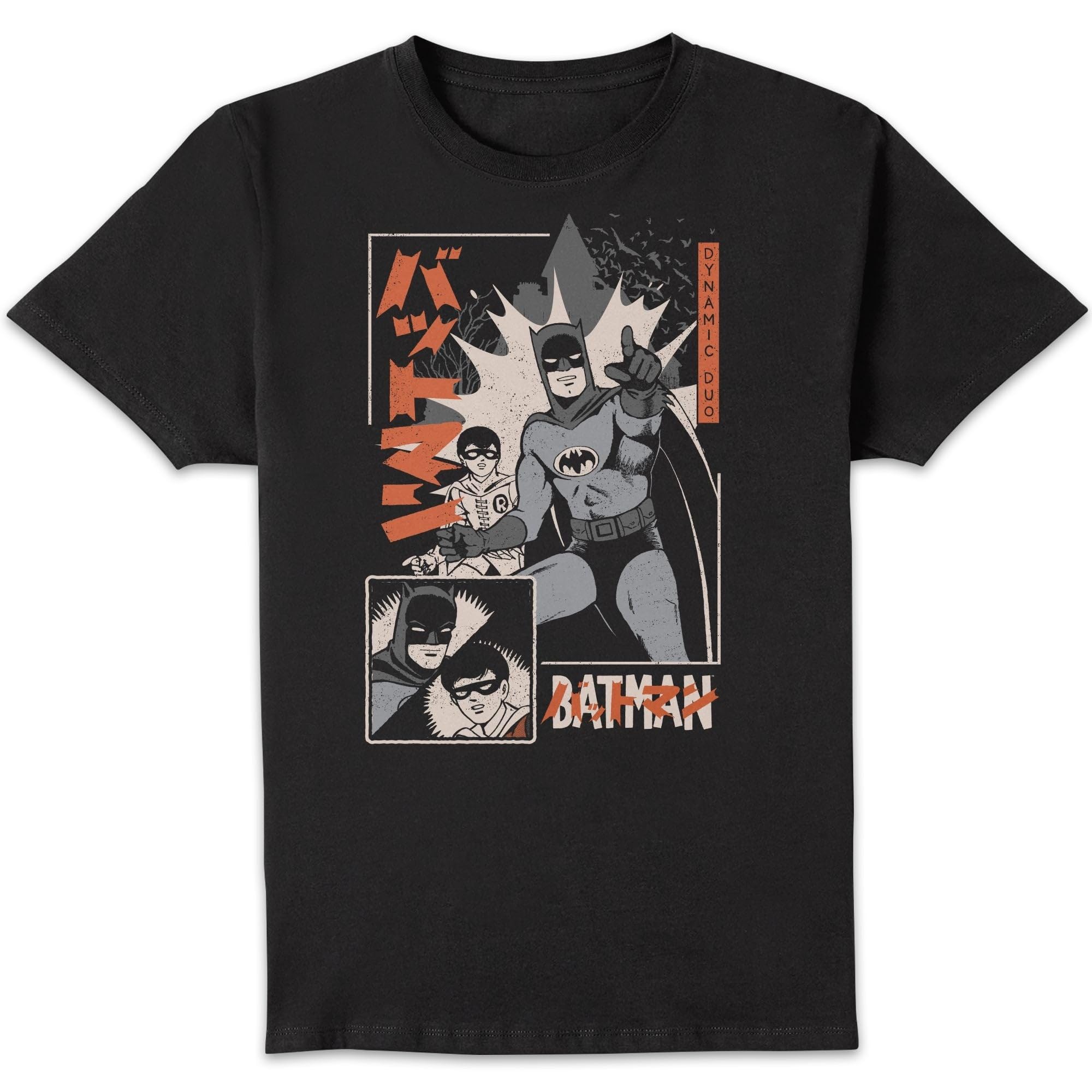 Batman Dynamic Duo Unisex T-Shirt - Black - XL