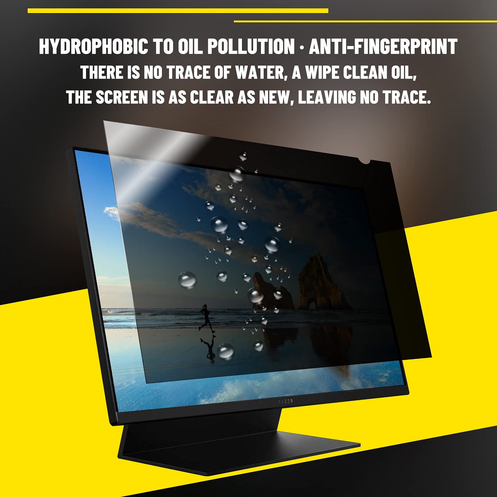 31.5 Inch Privacy Screen Filter for Widescreen Monitor (16:9 Aspect Ratio) -Please Measure Carefully!