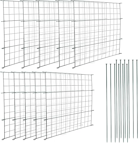 Recinzione Per Laghetto KESSER - Set Completo Metallico Con Paletti E Martello, Espandibile - Foto 5