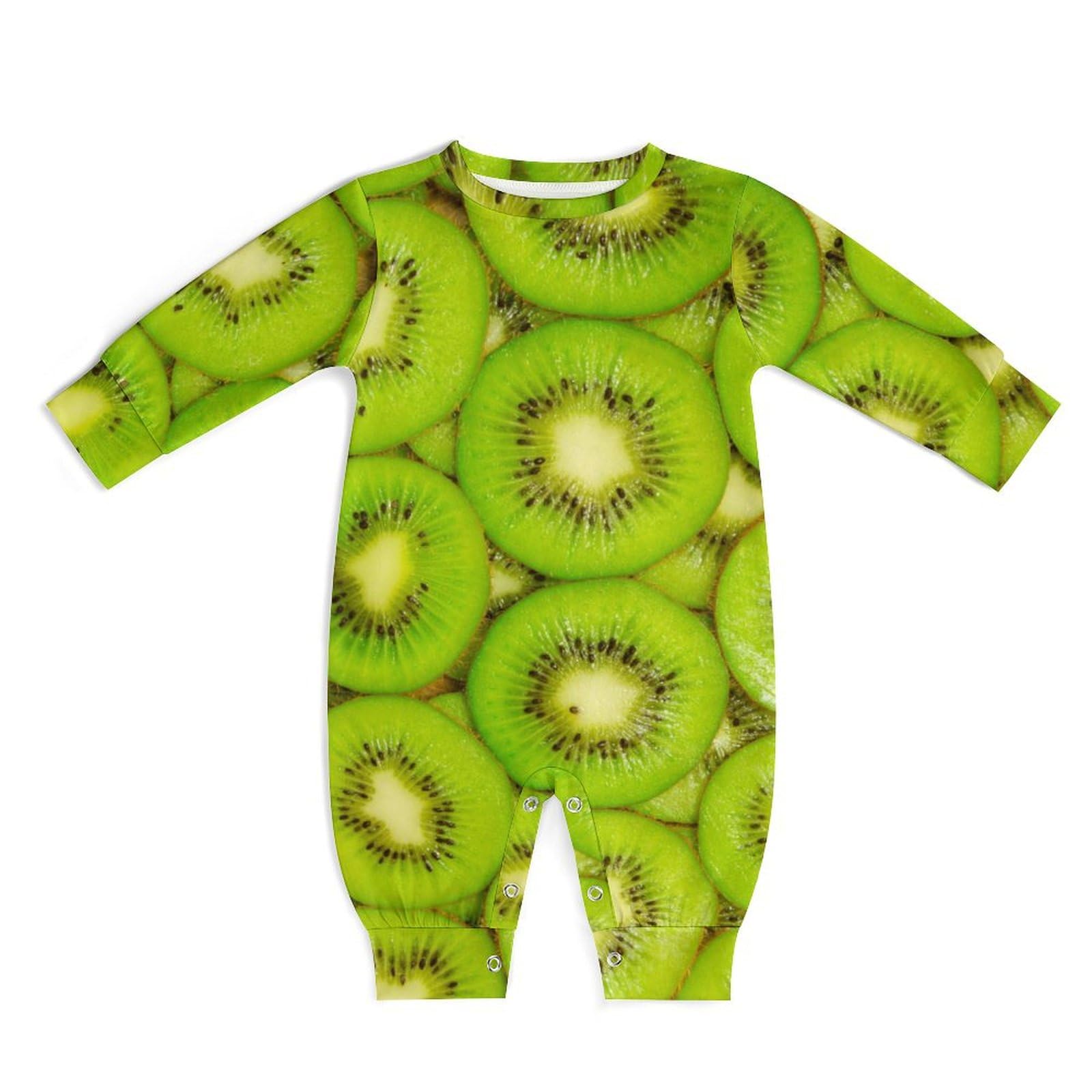 黄緑の袖のロンパース 【公式通販】