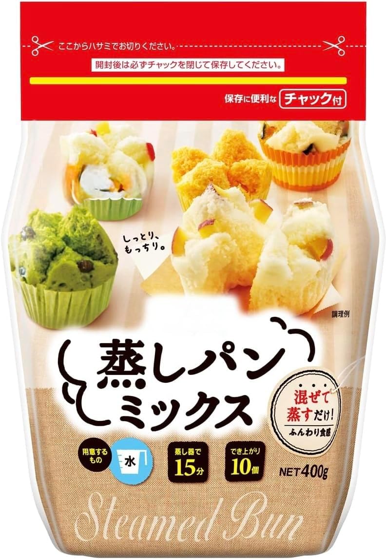 お菓子百科 蒸しパンミックス 400g&times;12個