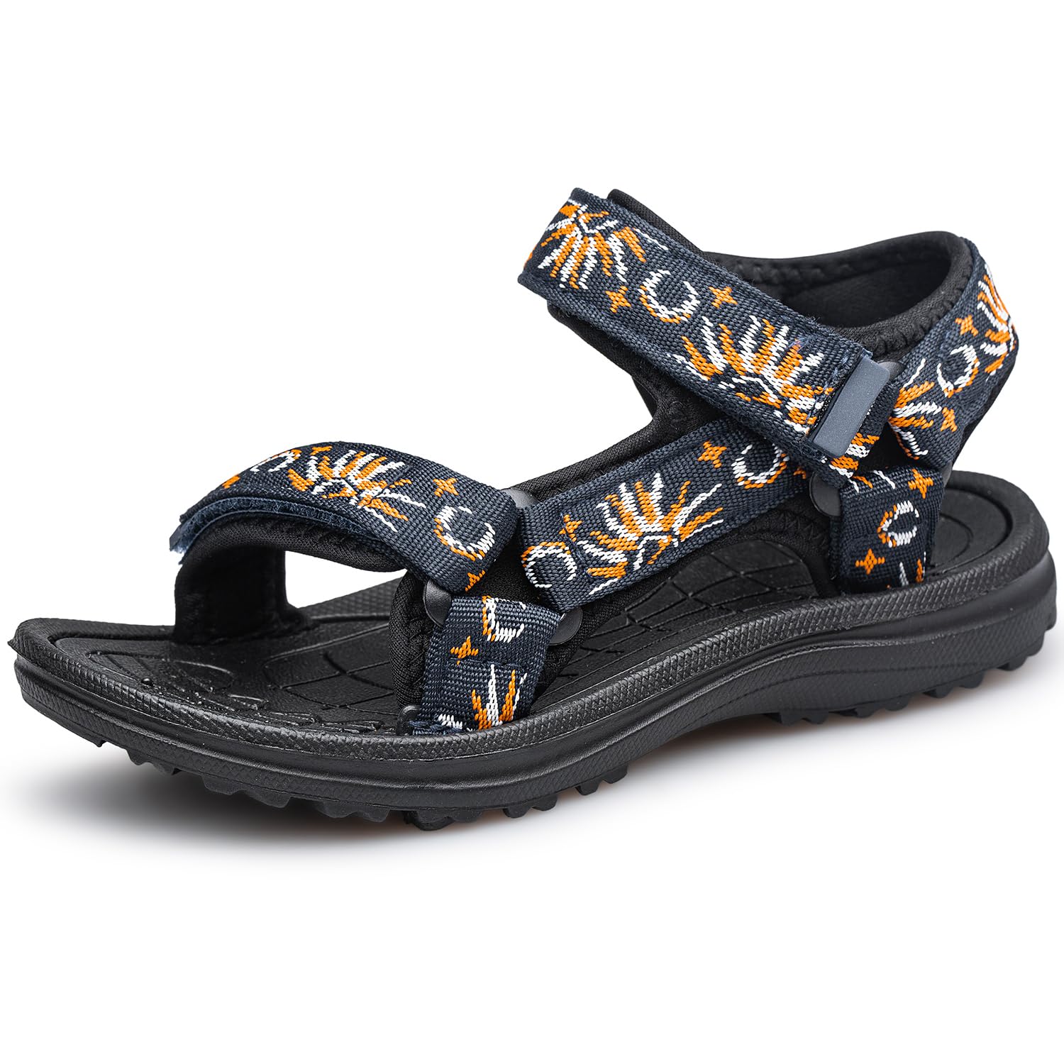 vibdiv Kids Sport Sandals (Navy Blue/Black, 13.5)