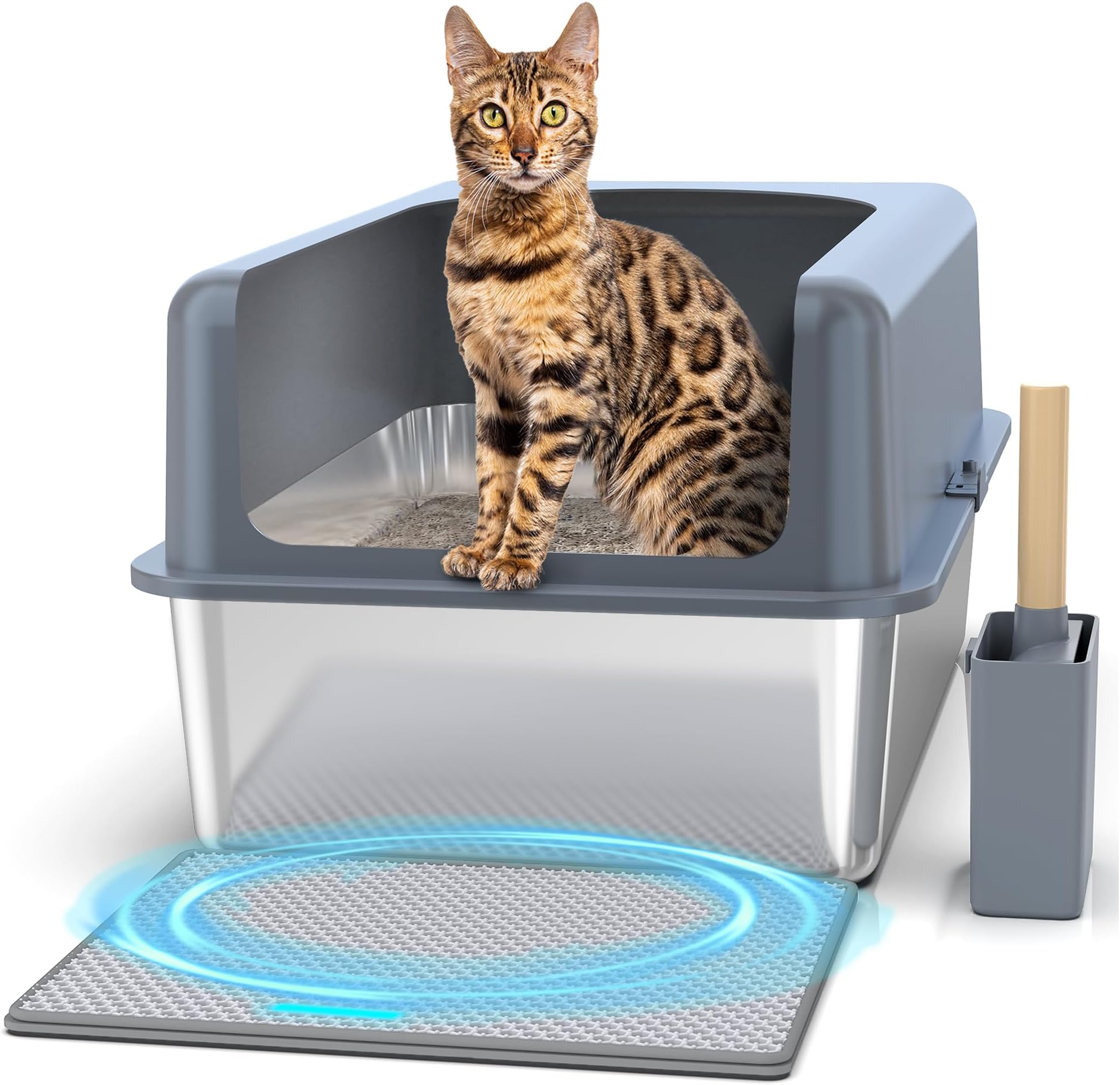 Omega Paw Roll'n Clean Litter Box Pet Supplies