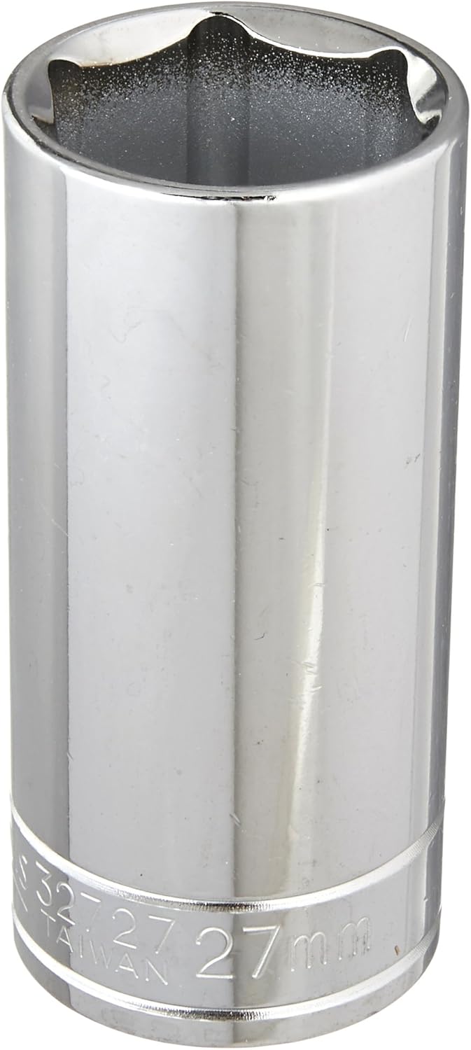 Williams 32727 1/2-Inch Drive 6 Point Deep Socket, 27mm