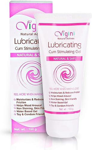 VIGINI - Gel lubricante 100% natural activo para mujeres, gel hidratante vaginal a base de agua, sin color añadido para la sequedad con picazón. Se disponible en Yaxa Colombia