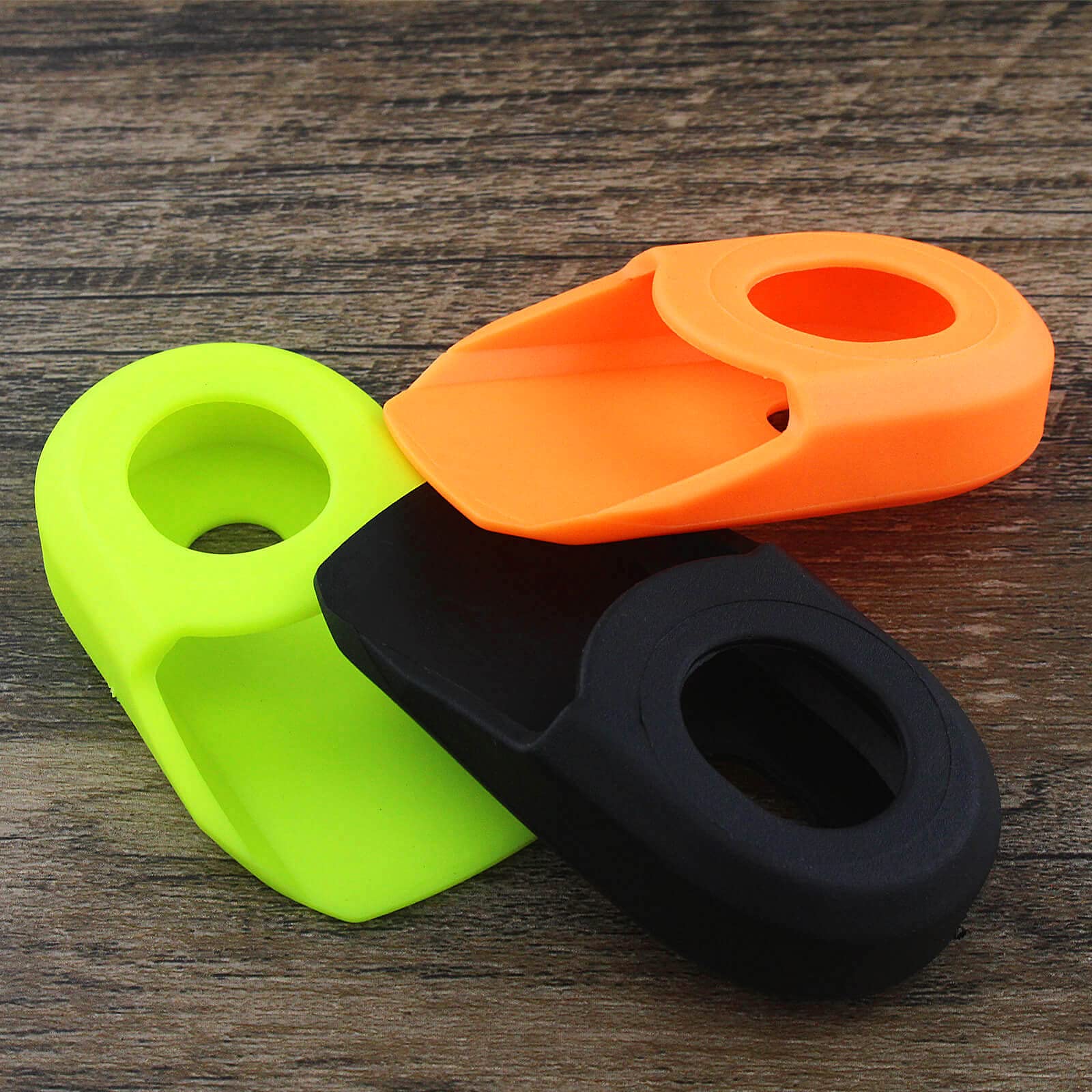 Bicycle Crank Protector – Silicone Anti-Aging Boots, Lightweight, Anti-Slip, For Mountain/City Biking (Black/Red/Blue/Green)-1076710