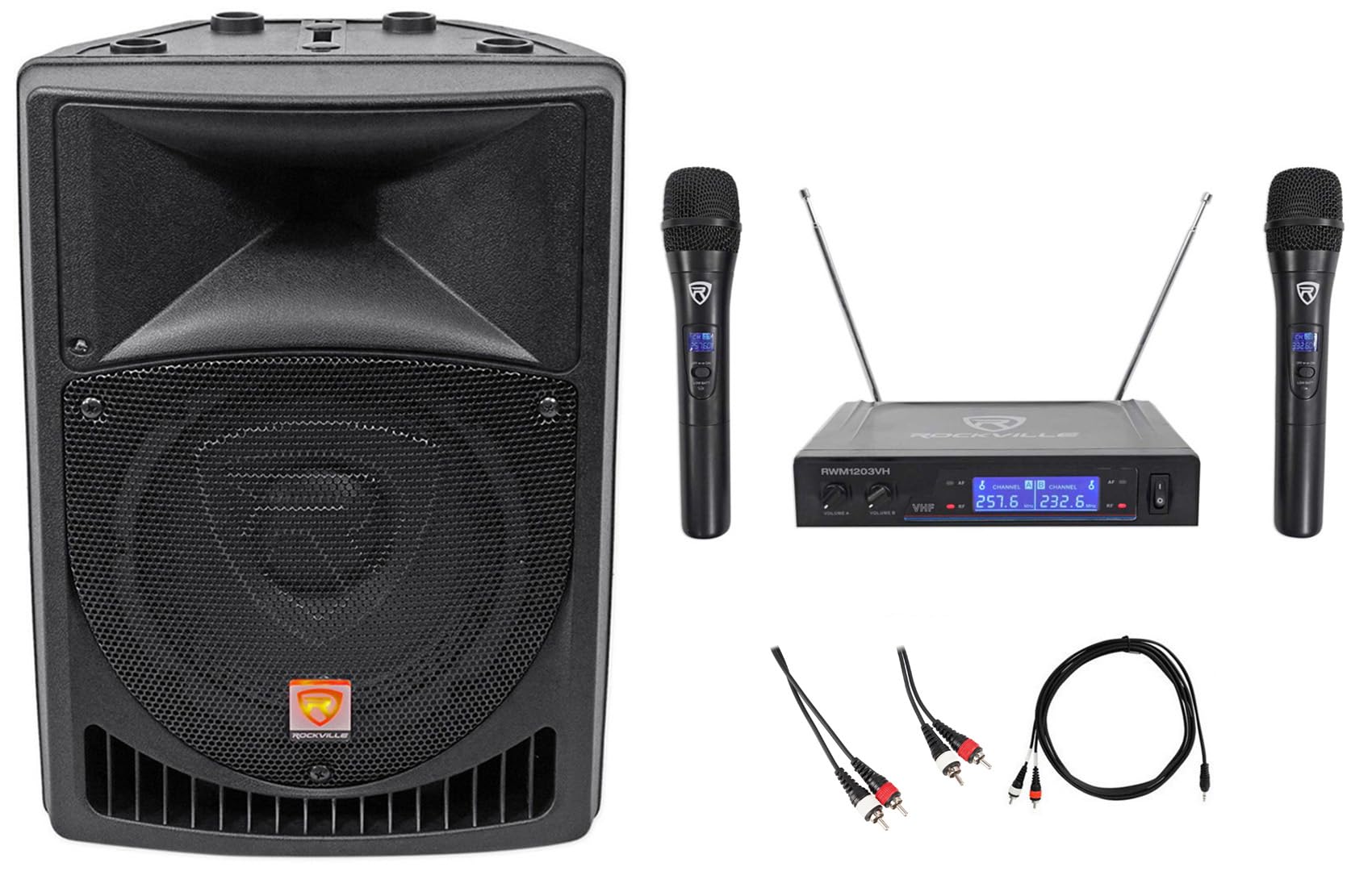 Amazon.com: Rockville Pro Karaoke System Bundle: RPG8 8