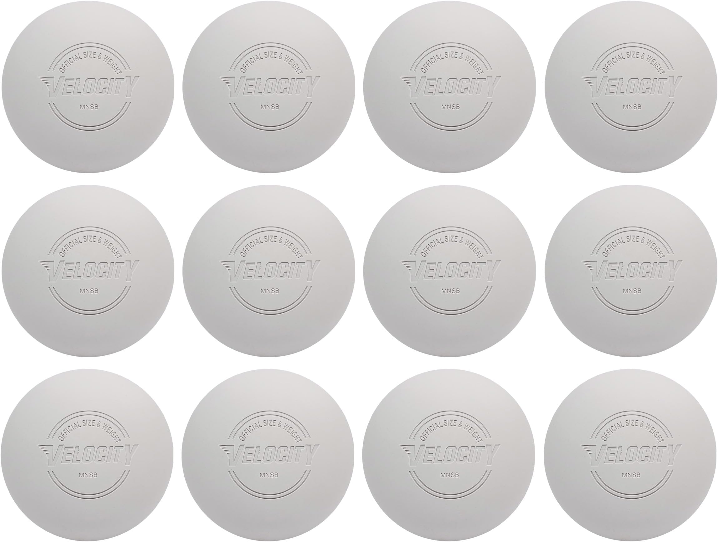 - Velocity Lacrosse Balls - 1, 2, 3, 6, 12, 18, 24, 36, 60 and 120 Packs - for Practice, Official NFHS and College Approved Size