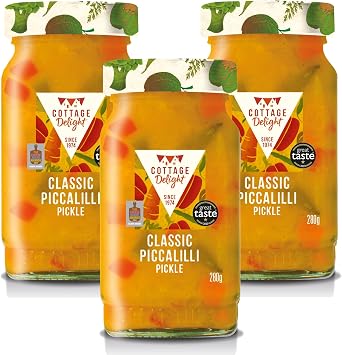 Cottage Delight - Classic Piccalilli Pickle - 280g - Pack of 3