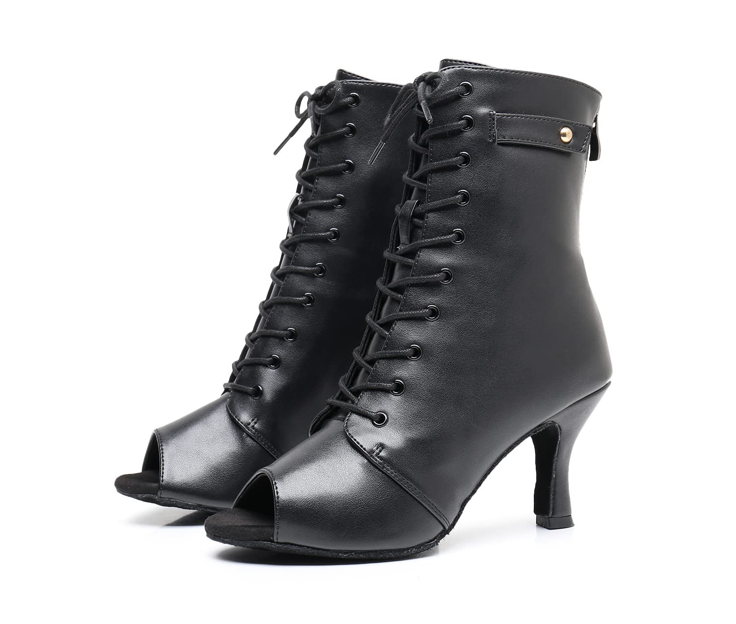 Botas profesionales de baile latino para mujer, salsa, tango, jazz, tacón personalizado