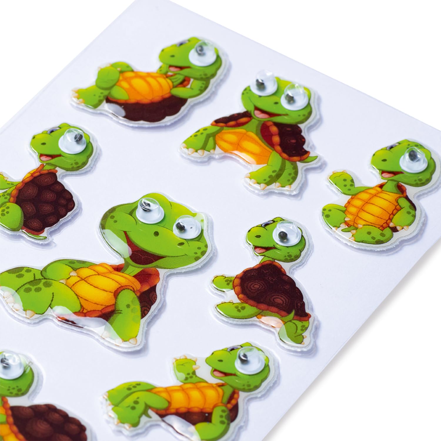 24 Adesivi Carini A Forma Di Tartaruga Per Pareti - Decorazione Creativa Per Camera Bambini, Bagno E Acquario - Foto 11