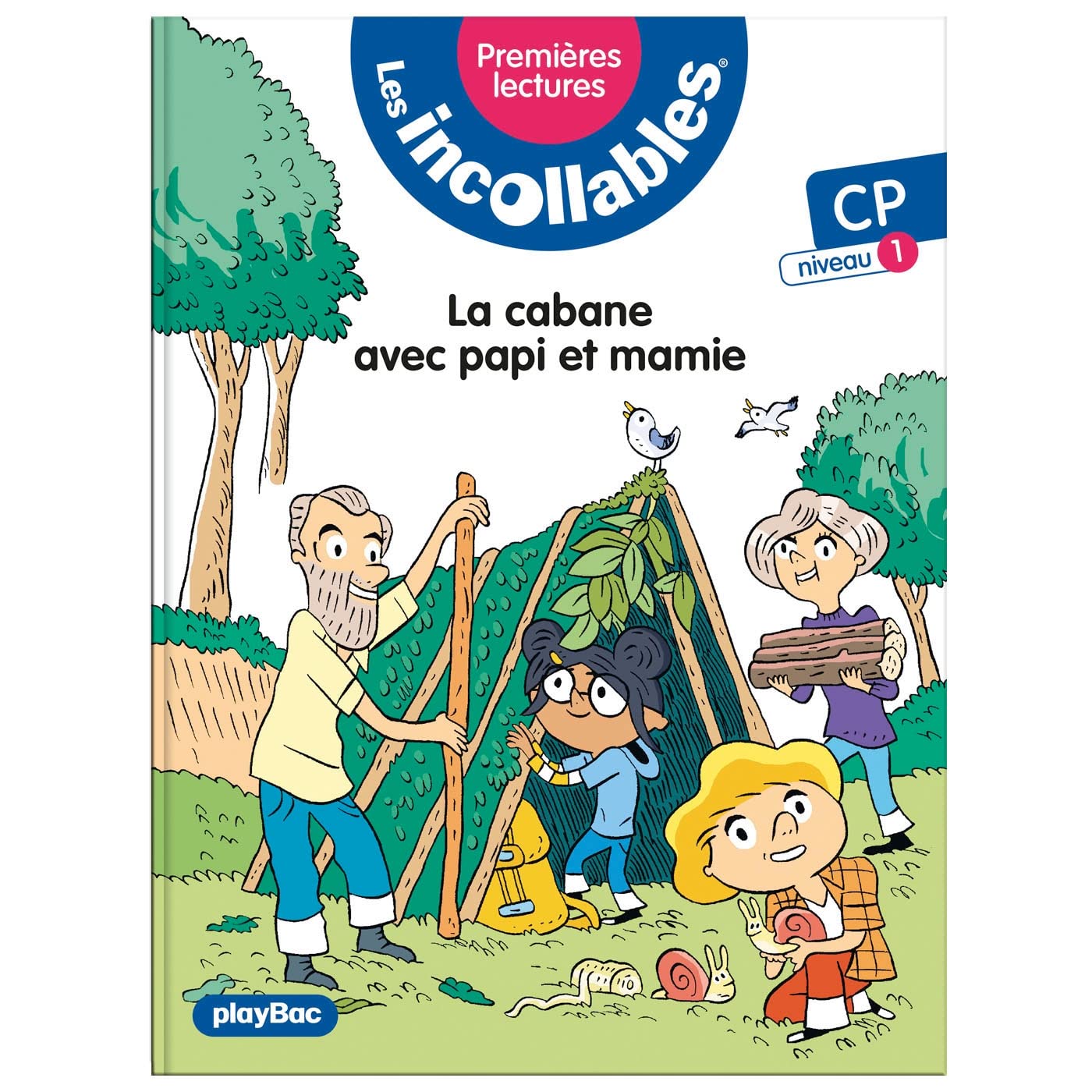 Les incollables - Premières lectures - Tome 14 - La cabane avec papi et mamie - niv. 1: CP niveau 1