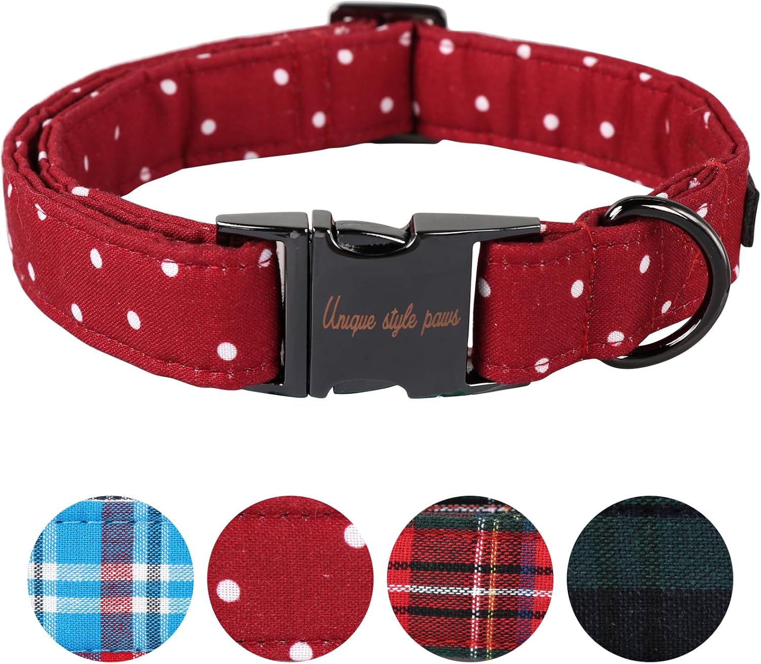 Unique style paws Dog Collar Metal Buckle Collar Gift for Small Medium