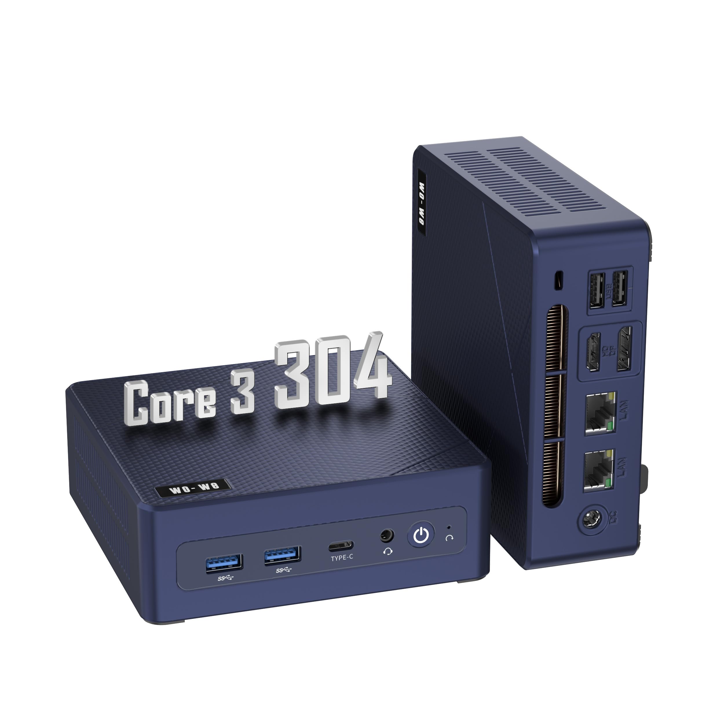 wo-we Ai Mini PC 2026 Wildcat Lake Intel core 3 304 8GB LPDDR5 256GB SSD