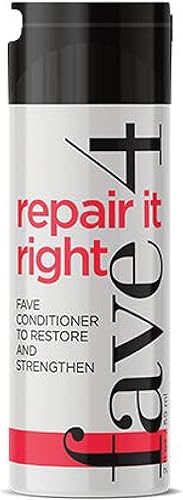fave4 Acondicionador de tamaño de viaje para el cabello, repararlo bien para fortalecer el calor dañado, cabello sobreprocesado, 2 onzas líquidas