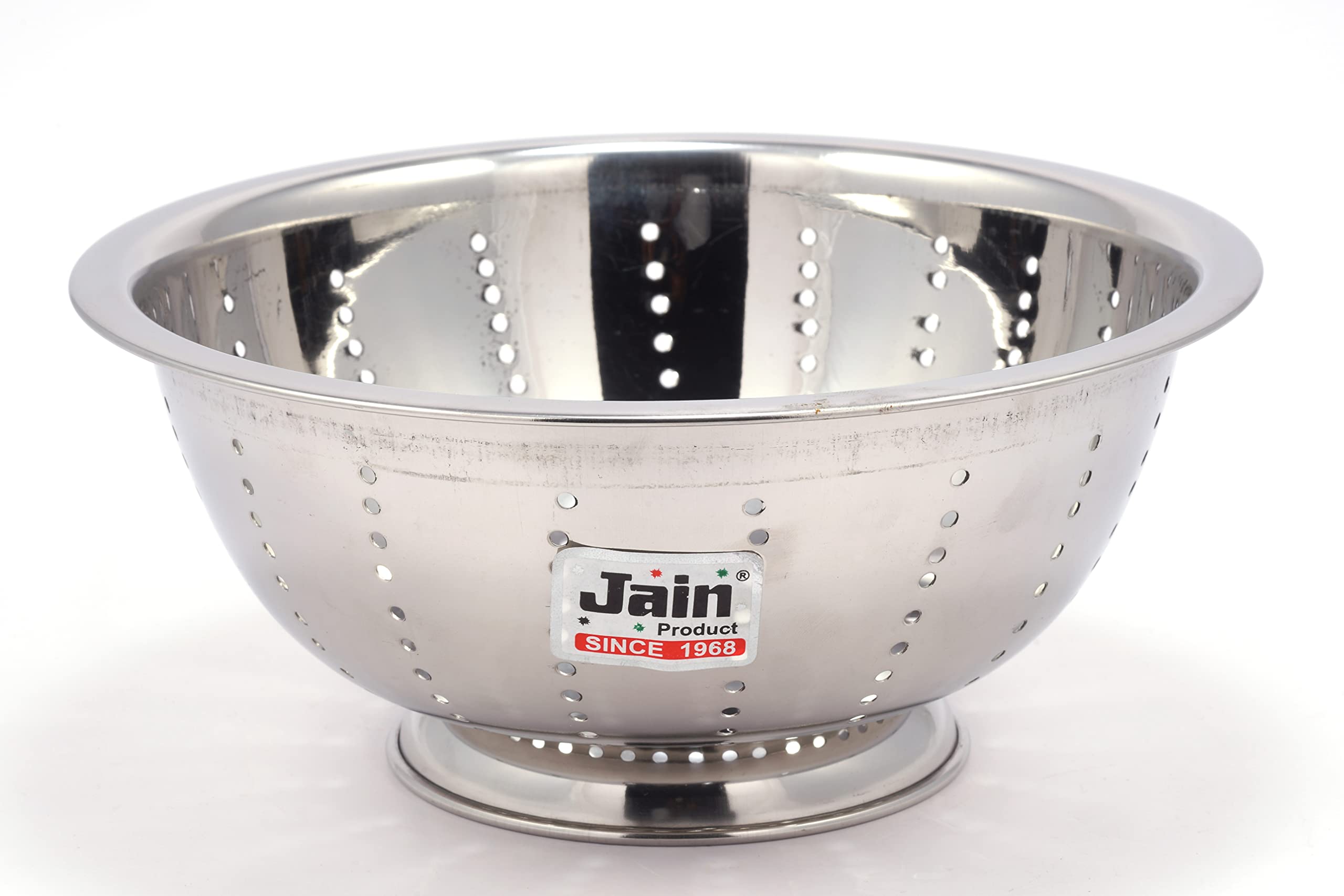 Jain Italian Fruit & Vegetable Strainer - Silver (Dia - 10 inches) - Image 3 thumbnail
