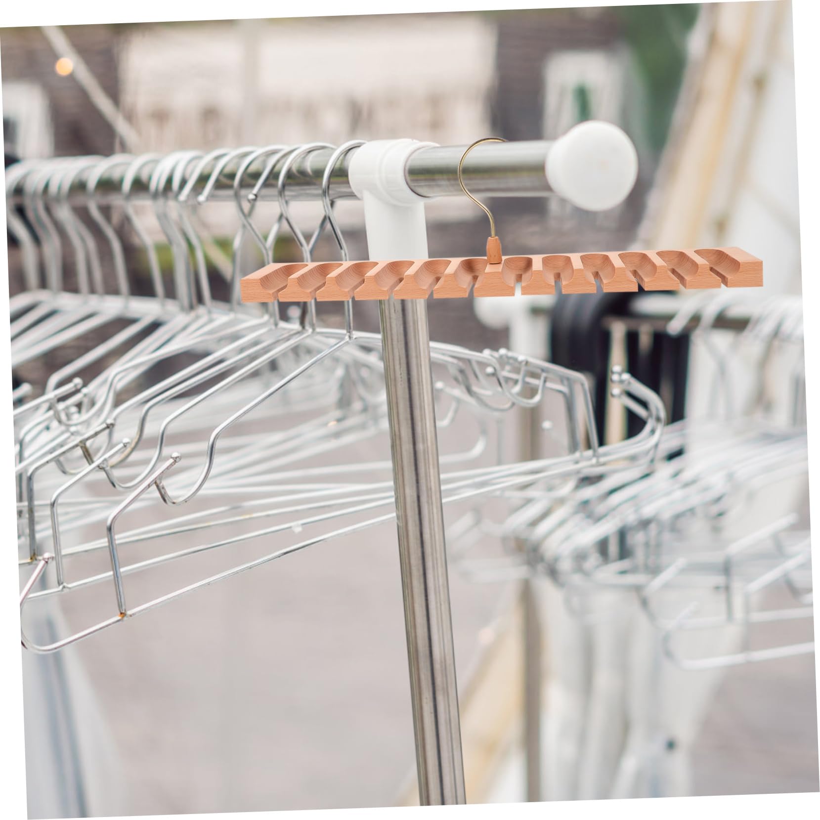 Cabilock Belt Organizer Rack Compartment Tie Hanger with Rotating Design for Closet Retail Use Space Saving Belt Storage for Home Commercial Settings