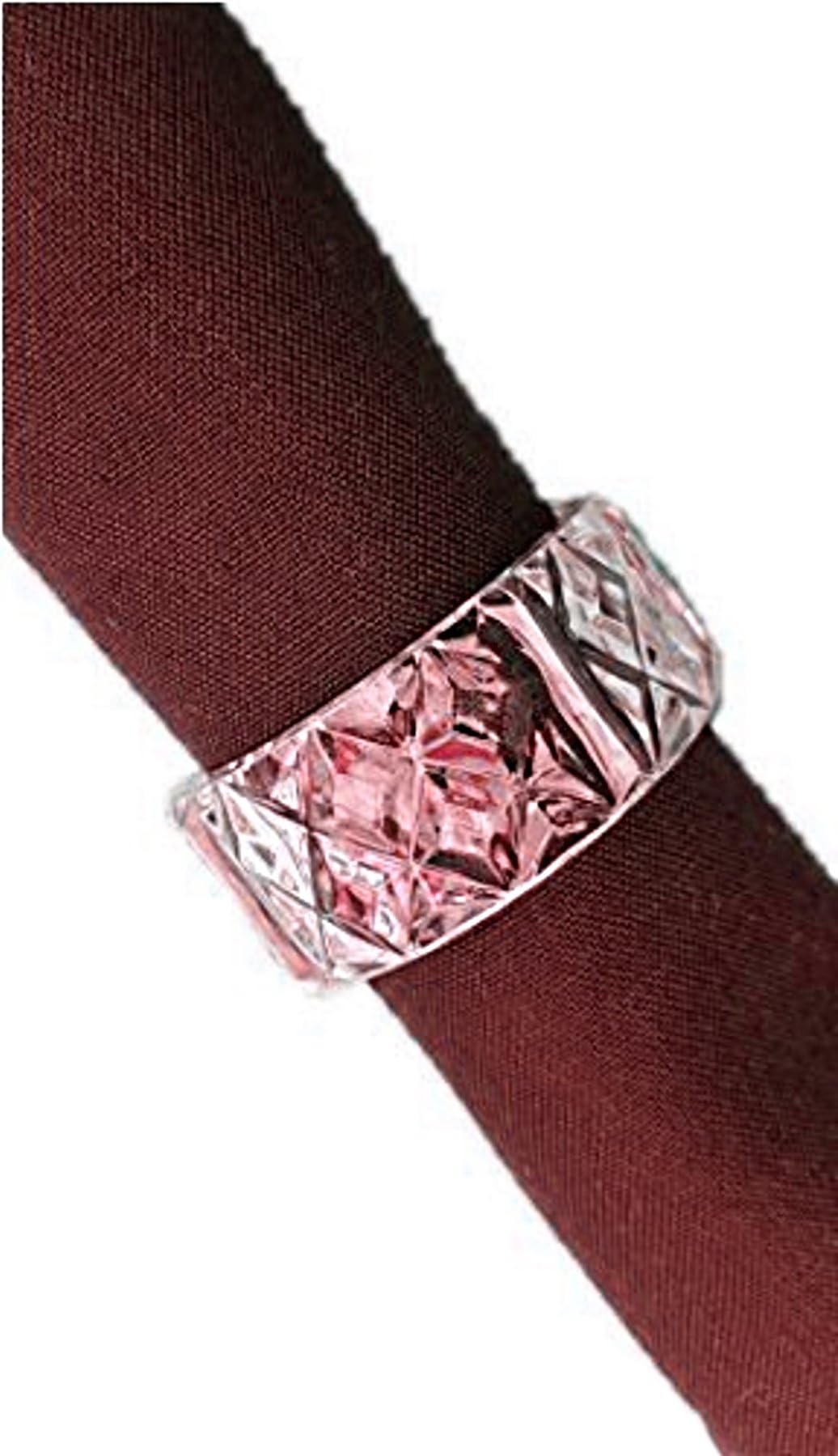 Plastic Napkin Holder Ring 2in 12ct [Contains 2 Manufacturer Retail Unit(s) Per Amazon Combined Package Sales Unit] - SKU# 1632-CLEAR