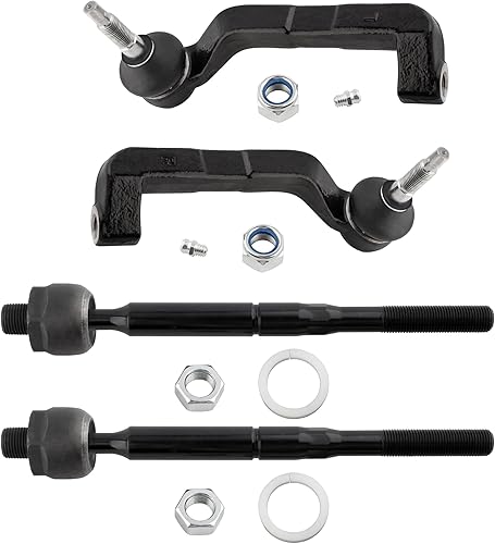 BOXI 4 extremos de barra de acoplamiento delanteros e interiores para Chrysler 300 2005-2010  para Dodge Charger 2007-2010Magnum 2005-2008 -