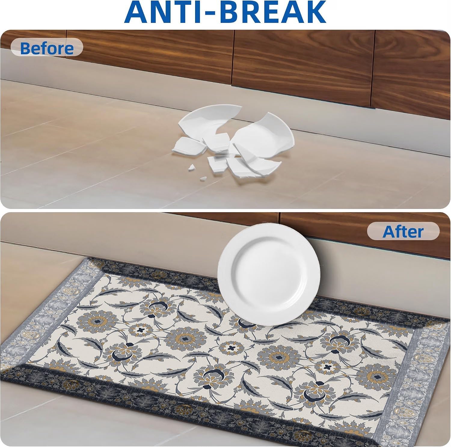 HomeCloud Anti-Fatigue Floor Mat - Comfort & Support -4
