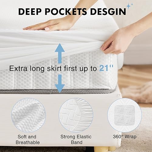 Miniatura 4 de Sweetcrispy Superficie protectora de colchón (Queen)