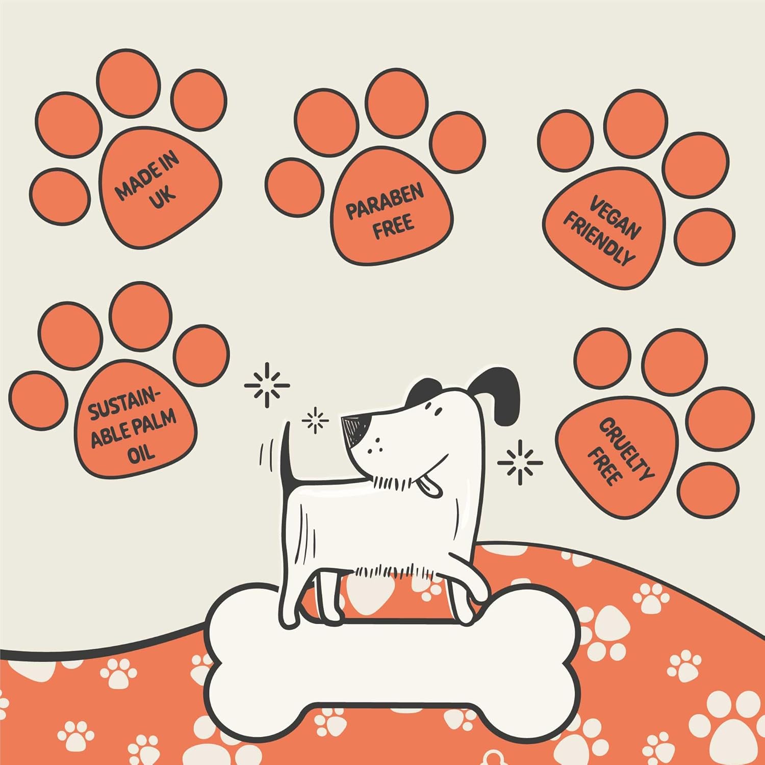 Groomers - Peach & Apricot Dog Shampoo- Dog Grooming Shampoo products for smelly dogs with peach & apricot scent - best puppy & adult shampoo - Vegan pet shampoo - proffesional - 2.5L 4 71Z6c htGNL. AC SL1500