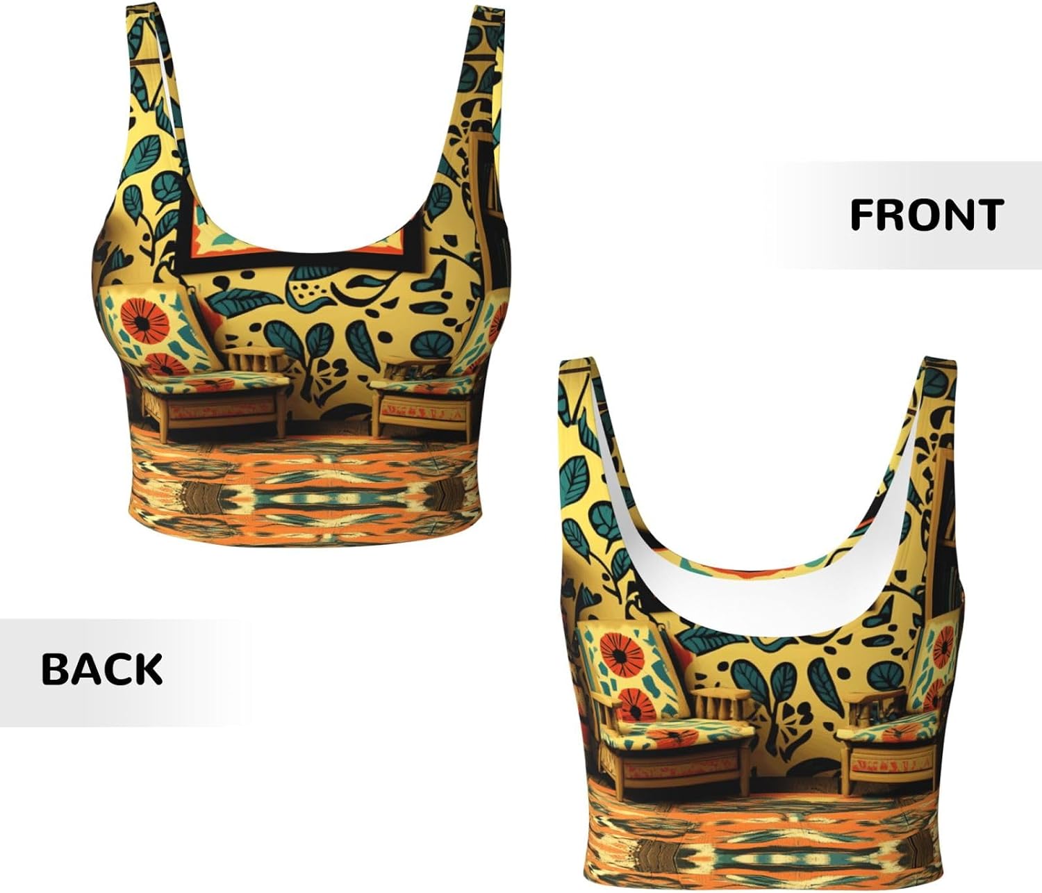 Native American Folk Art Women's Sports Bras - High Support Workout Tops for Women, Yoga Sports Bra, Bralettes with Support