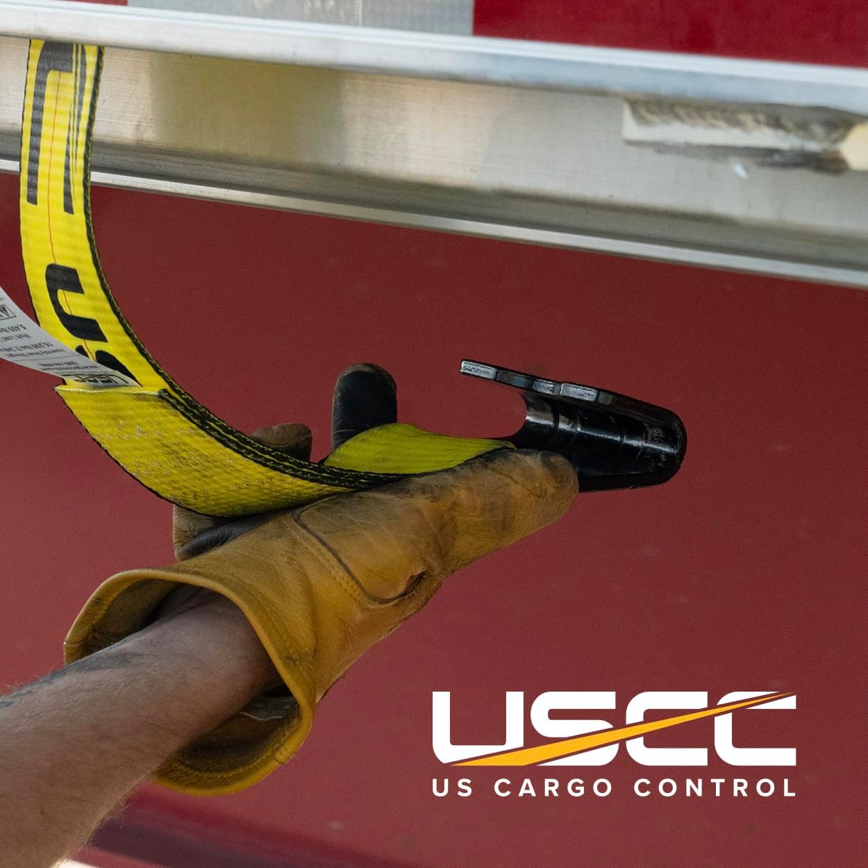 US Cargo Control 3 Inch x 30 Foot Yellow Replacement Winch Strap with Flat Hook 2 Pack