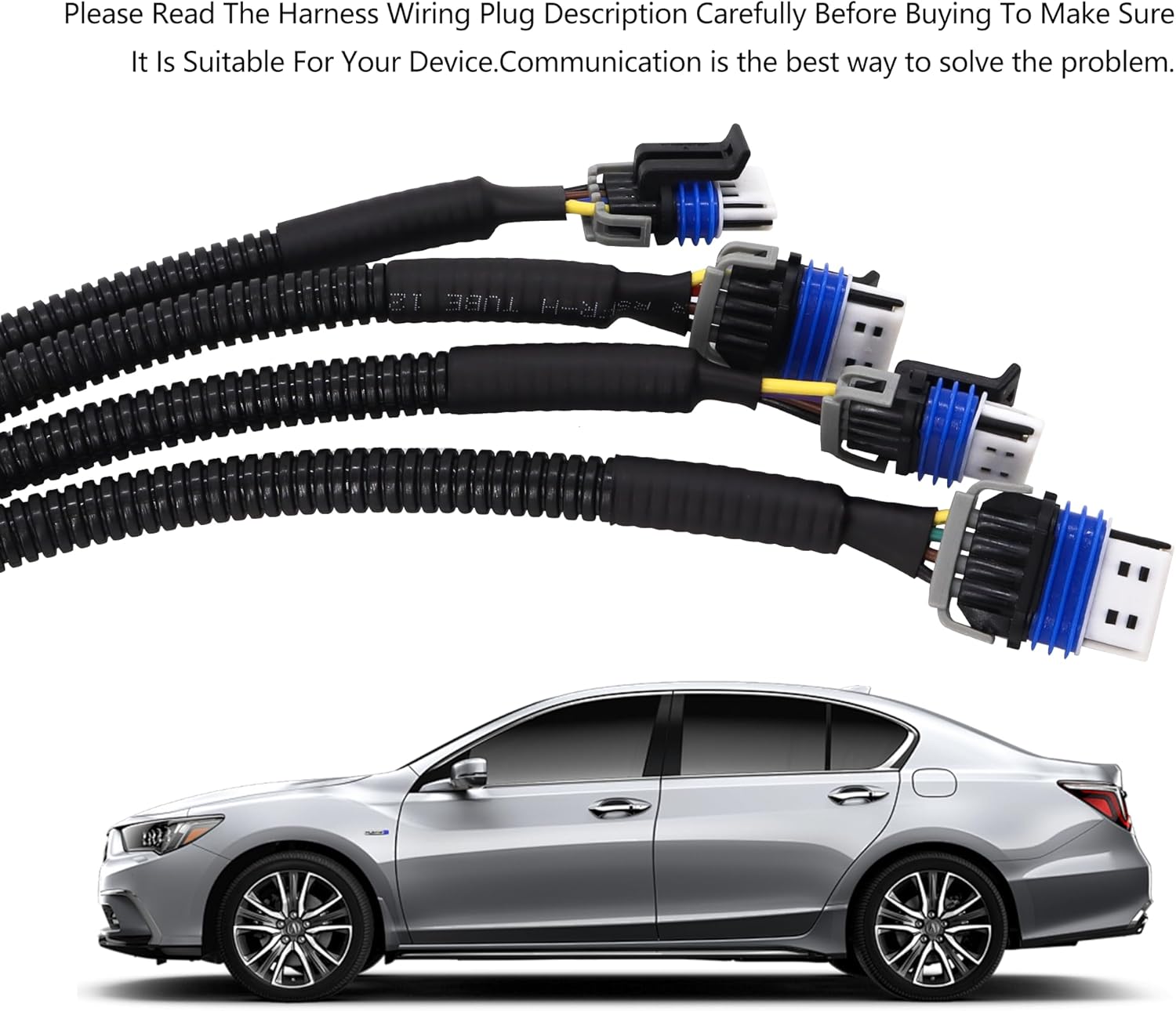 HiSport Ignition Coil Harness Connector Compatible with GM LQ9 LQ4 LS2 LS3 LS7 LSX 4.8 5.3 6.0 6.2 7.0 Truck Relocation Applications 2PCS