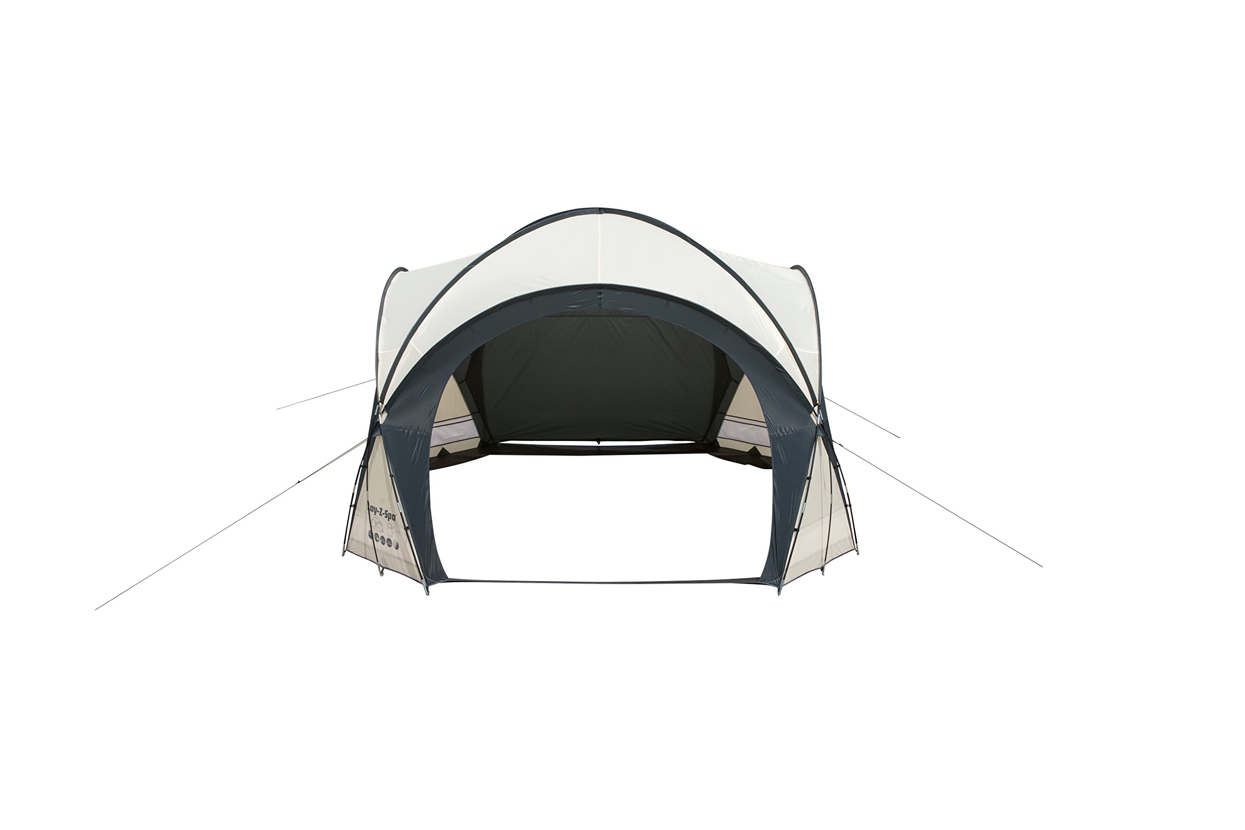 Bestway Lay-Z-Spa Pavillon, weiß-grau, 390 x 390 x 255 cm, 58460-05