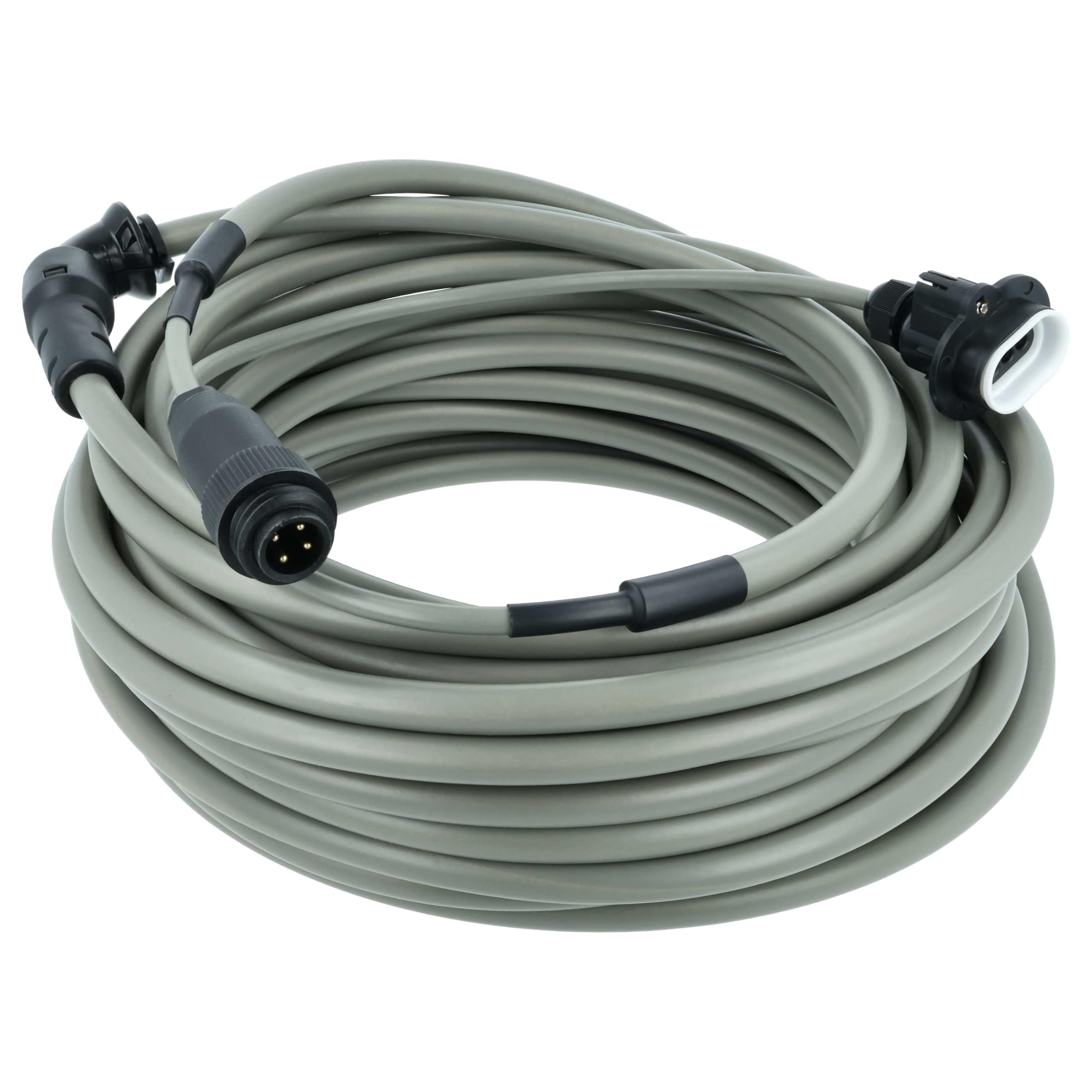 vhbw Cable Robot Piscina Compatible con Zodiac Vortex 3,2, 3, OV3500, OV3400, 3 4WD, OV3480 - Transformador - Cable de Corriente de 18 m