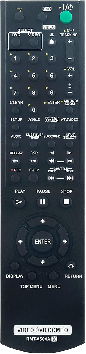 New Remote Control RMT-V504A fits for Sony Video DVD Combo Player SLVD100 SLVD281P SLVD380P YSP4000BL SLV-D271P SLV-D300P SLV-D370P SLV-D360P SLV-D201P SLV-D261P