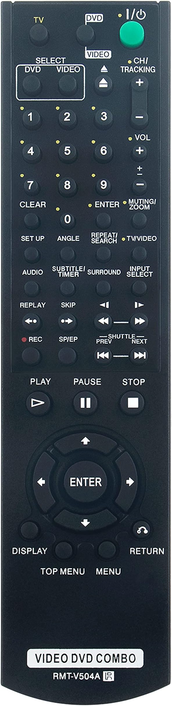 New Remote Control RMT-V504A fits for Sony Video DVD Combo Player SLVD100 SLVD281P SLVD380P YSP4000BL SLV-D271P SLV-D300P SLV-D370P SLV-D360P SLV-D201P SLV-D261P