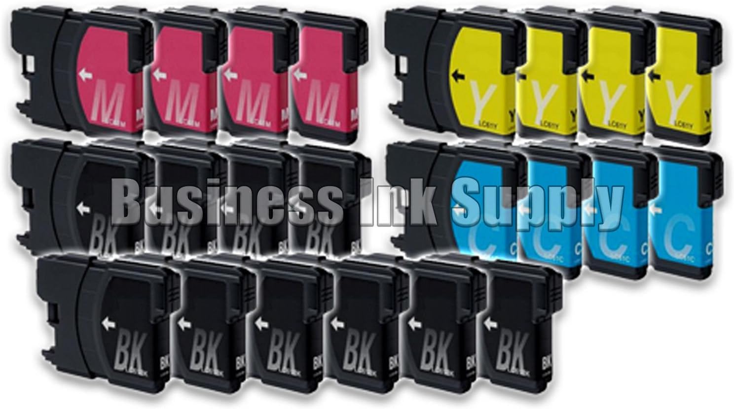 DS 22 PK New LC61 Ink Cartridge for Brother Printer MFC