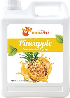 BOBA2U CONCENTRATED SYRUP 5.5 LBS (Pineapple)