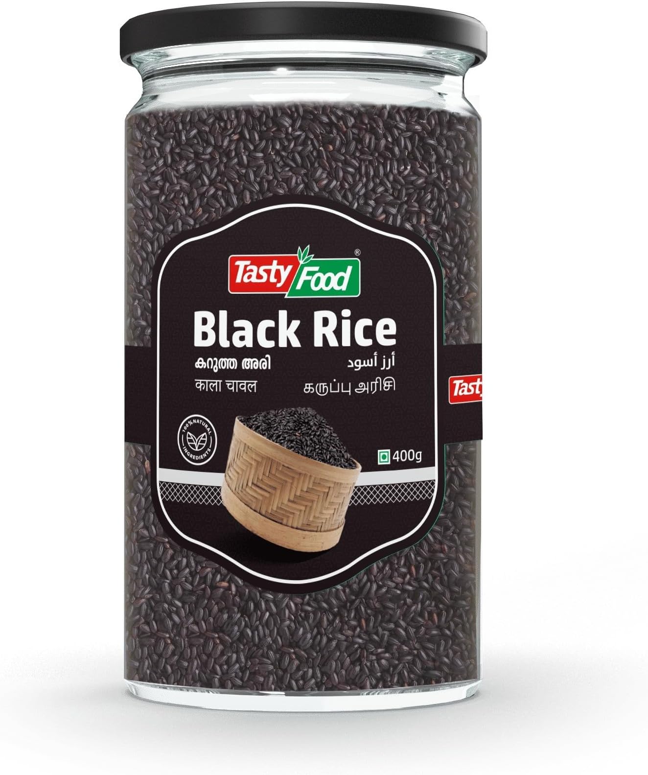 TASTY FOOD BLACK RICE 400GM