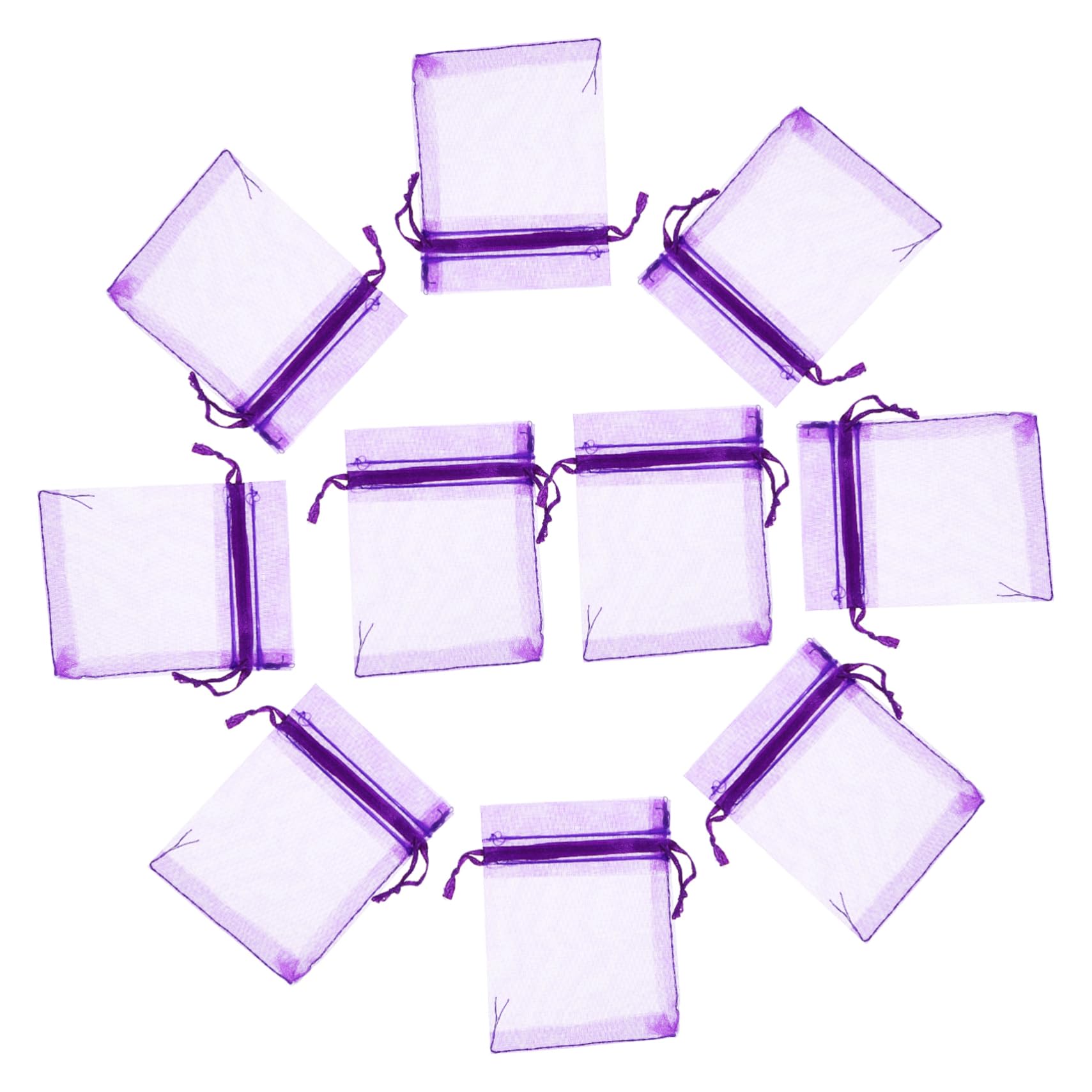MAGICLULU 5 Sätze Tasche Mit Kordelzug Hängend Duftend Taschen Schränke Für Duftsäckchen Aromasäckchen Kräutersäckchen Beutel Leerer Beutel Sachet-Beutel Spinnen Violett 100 Stück * 5