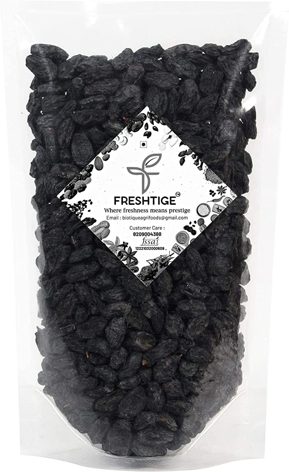 Freshtige Premium Afghani Seedless Black Raisins| Kali Kishmish | Munakka Dry Fruits | Delicious & Healthy Snack | High in Antioxidants, Naturally Sweet & tasty (2 kg) (B0CXXPN3G1) Amazon Price History, Amazon Price Tracker