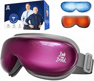 BOB AND BRAD Eye Massager with Heat and Cooling, EyeOasis 3 Eye Massager for Migraine FSA Eligible/HSA Eligible, Heated Headache Massager for Dry Eye Relief, Temple Massagers for Stress Relief