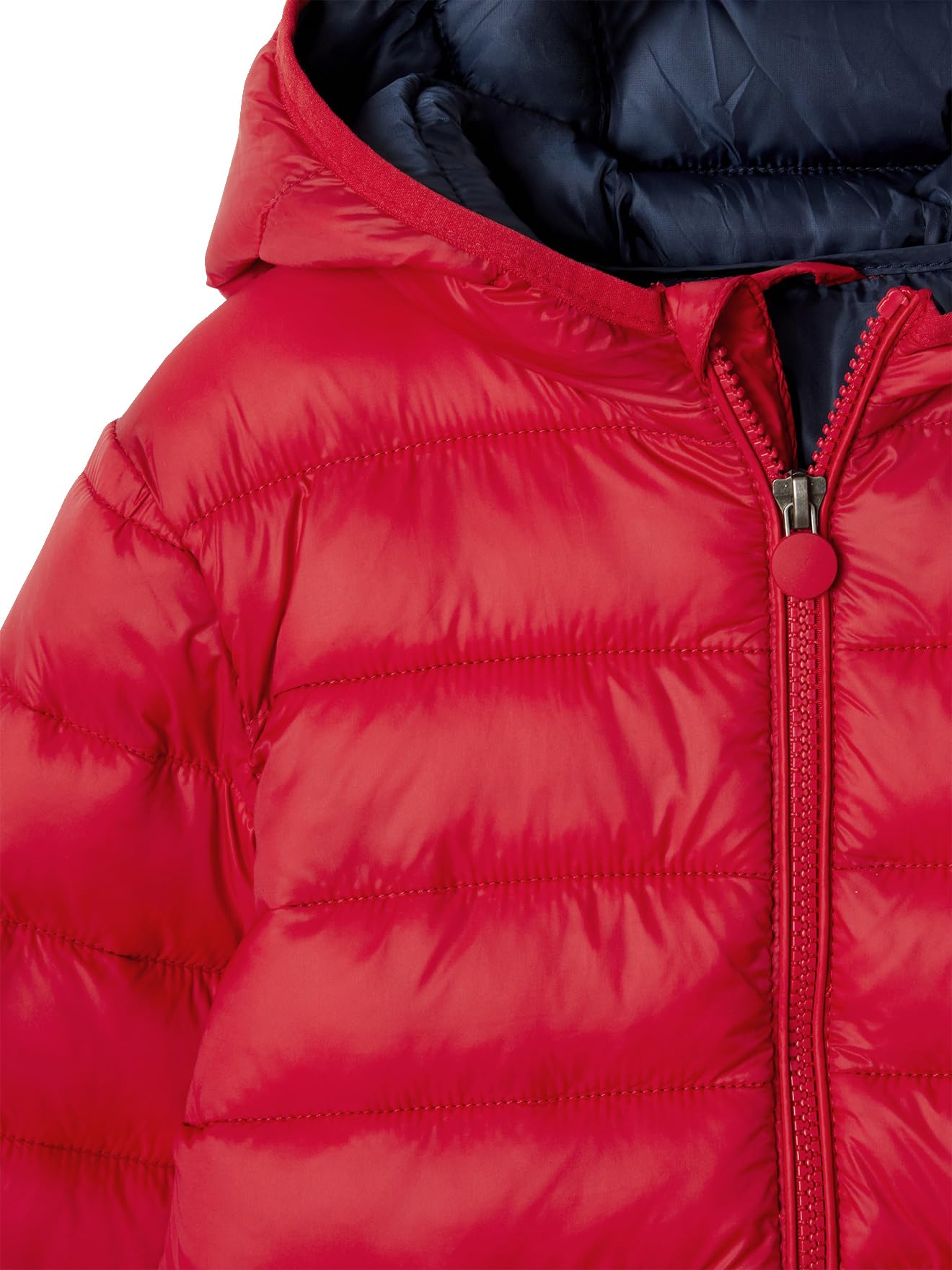 Vertbaudet Jungen Steppjacke mit Kapuze und Recycling-Polyester, Übergangsjacke