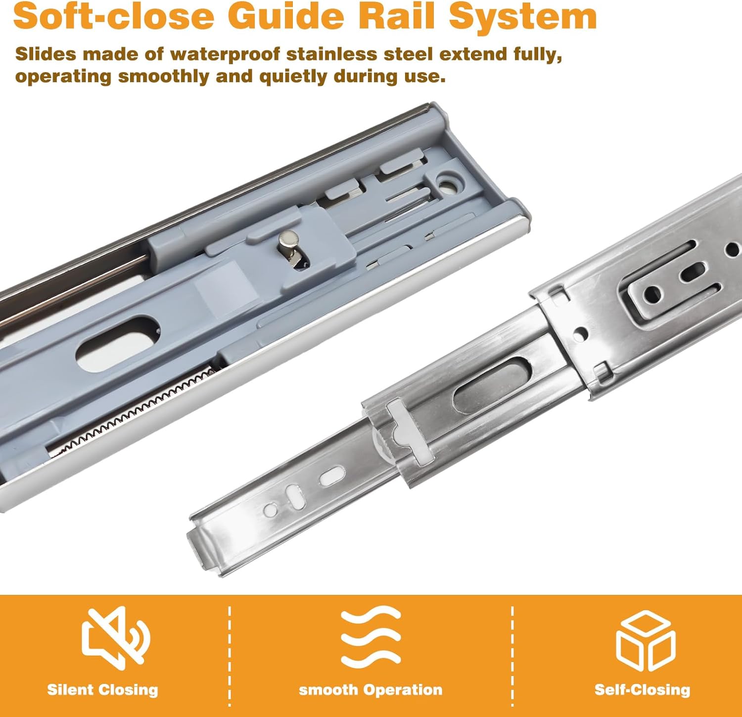 Pull Out Cabinet Organizer, 23''W×21''D Sliding Drawers for Cabinets, 3 Tier Soft Close Slide Out Wooden Pull out Drawers, Base Cabinet Organization for Kitchen, Pantry, Bathroom