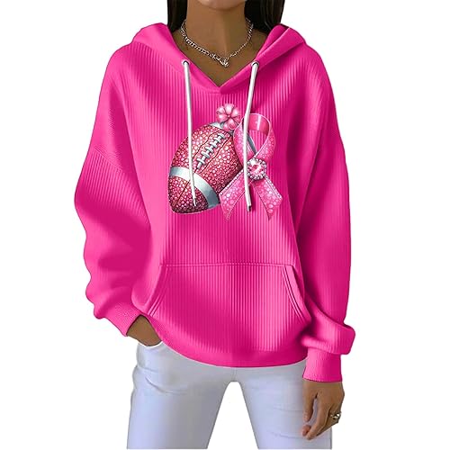 in October We Wear Pink Sweatshirt Wear Breast Cancer Awareness