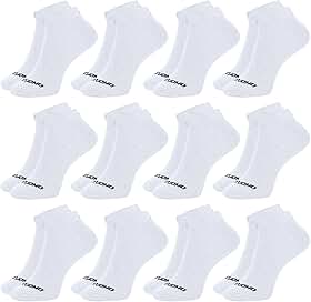 Kit 12 Pares Meias Masculino Cano Curto Soquete Corrida Algodão Premium Duomo
