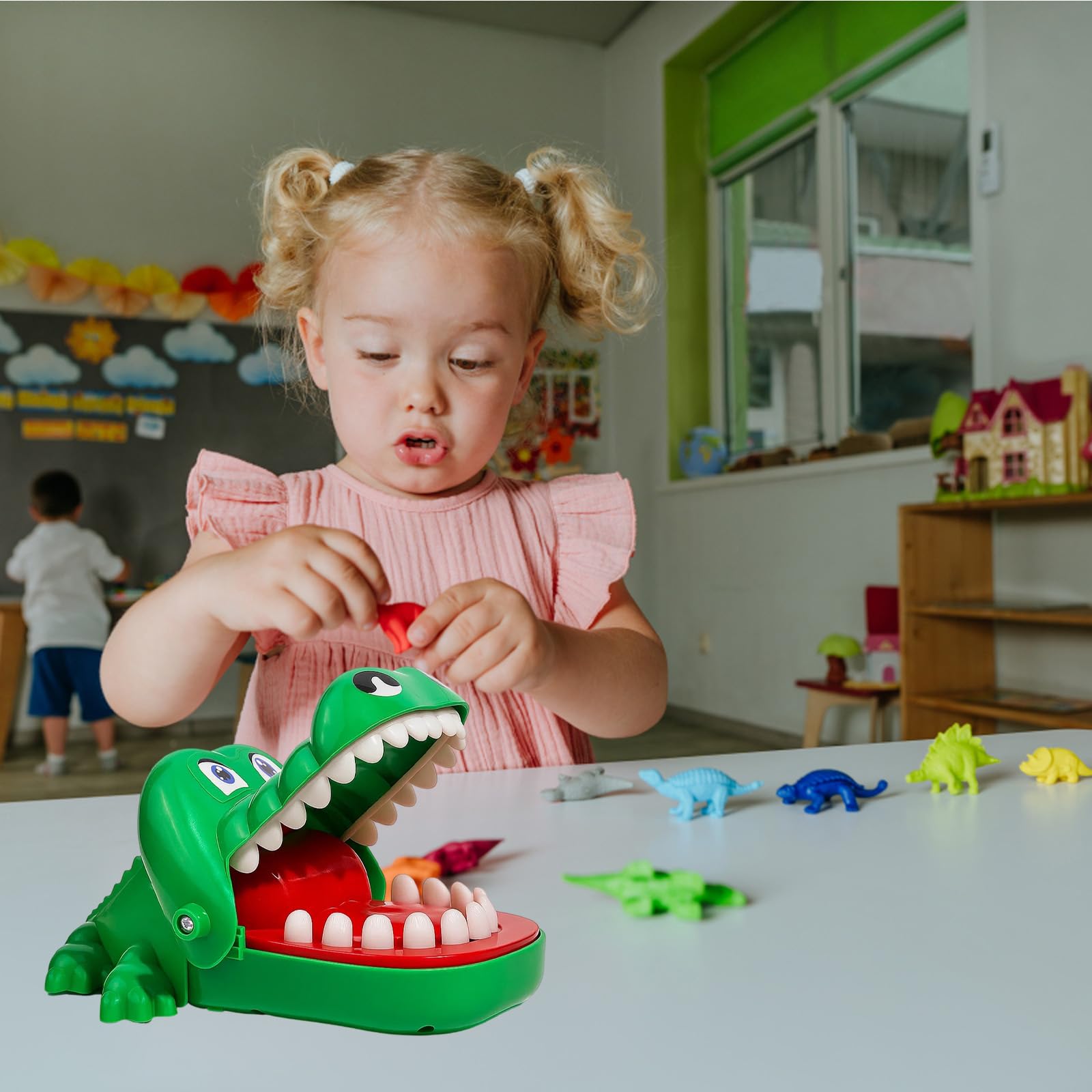 Hungry Hippos Crocodile Dentist Game, Interactive Crocodile Toy for Kids Fun Family Party Game for Children Aged 3-12 Years - Image 4