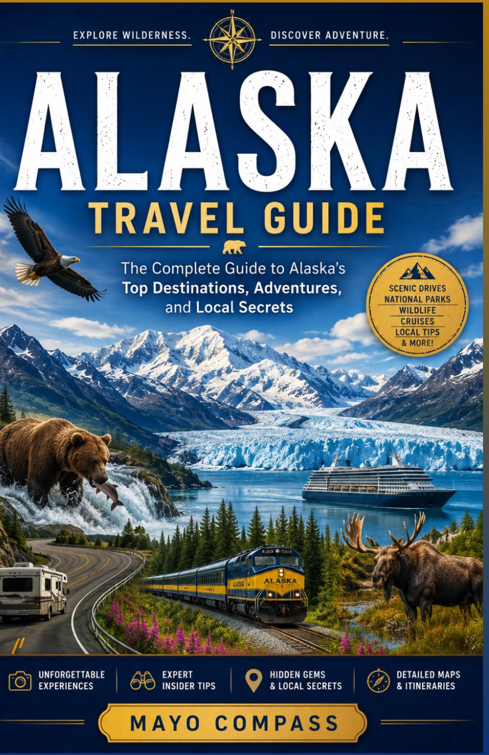 ALASKA TRAVEL GUIDE: A Complete Road Trip, Cruise & Itinerary Planner for First-Time Visitors, Budget Travel, and National Parks