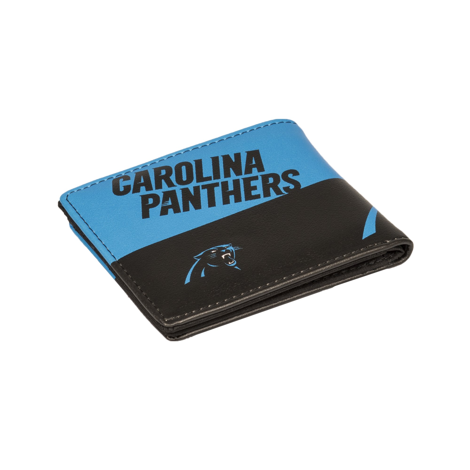 Little Earth Productions Littlearth NFL Carolina Panthers Bi-fold Wallet, 4” H x 5" W x 1” D — image 1
