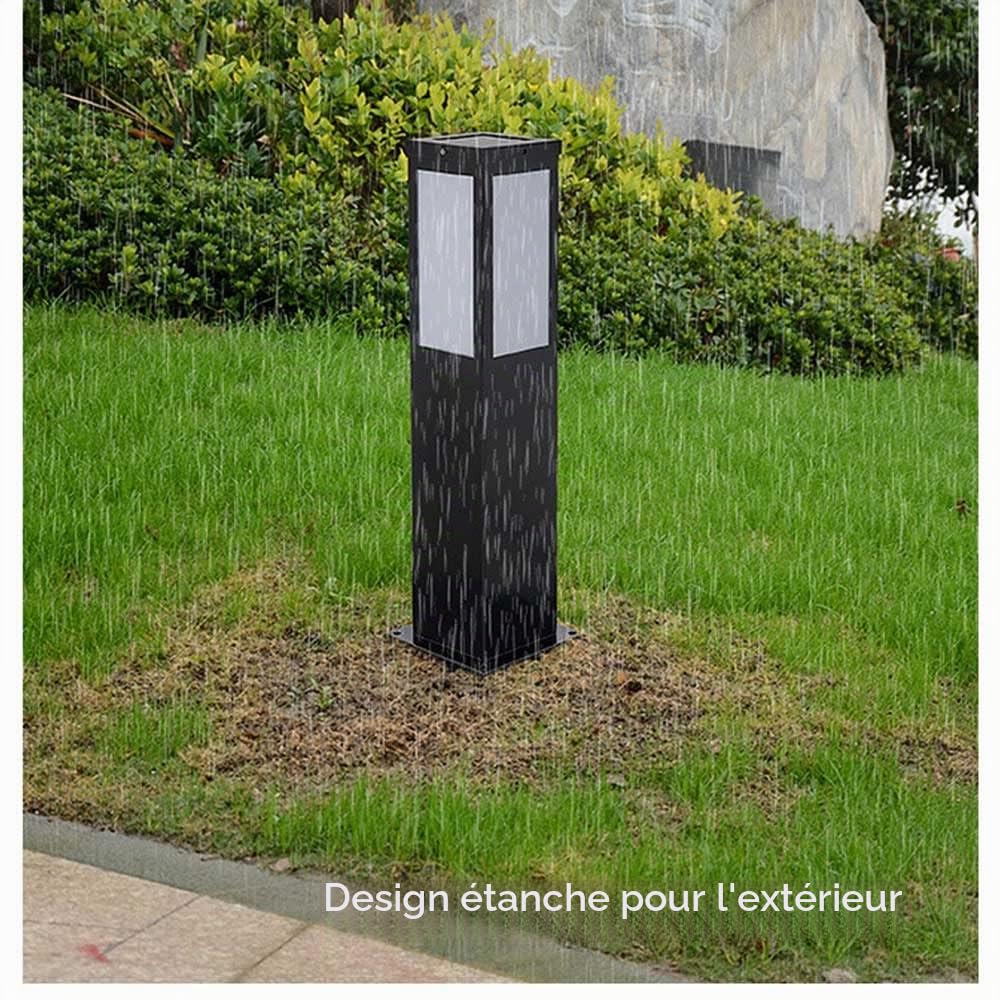 Luminaire Solaire Moderne Lampadaire Extérieur Vintage en Aluminium Lampe À Capuchon De Colonne De Pont De Clôture À LED Extérieure Lampe À Gazon, Lampadaire, Capuchon De Poteau