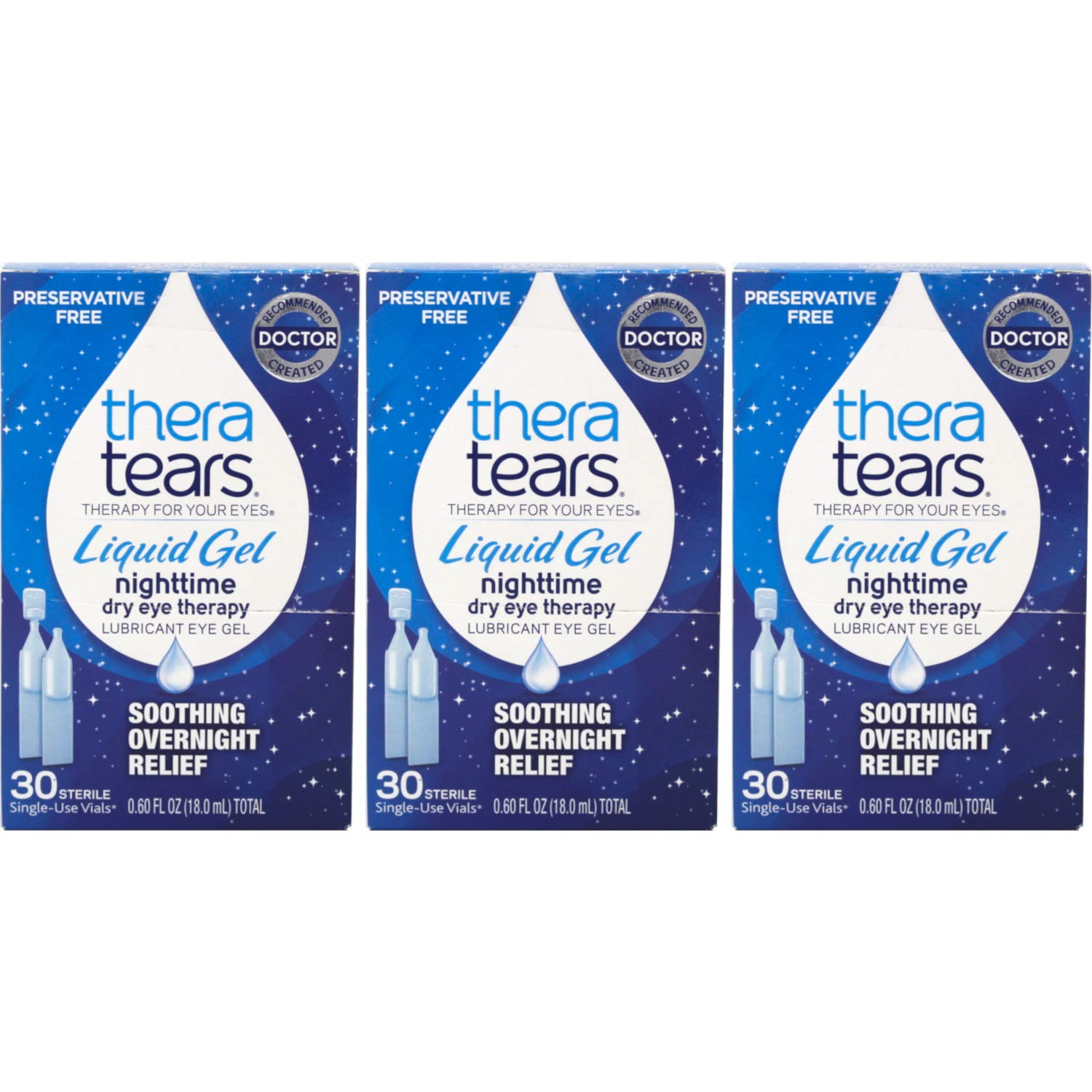 Amazon.com: TheraTears Liquid Gel, 28-Count Package (Pack of 3) : Health &  Household