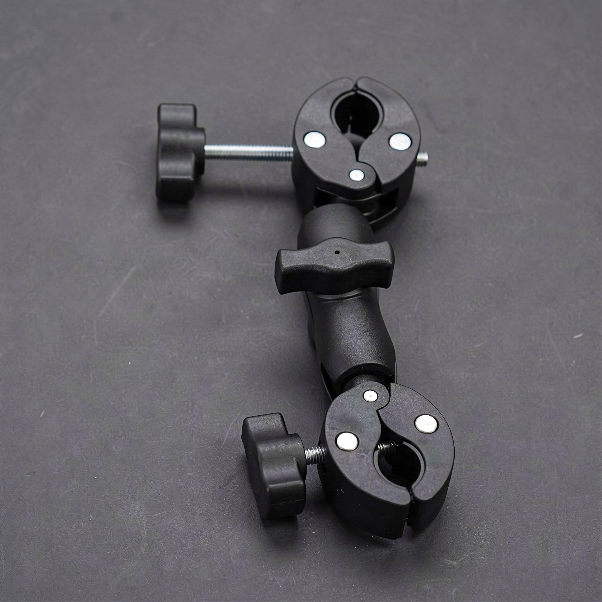 FRCOLOR 2 Supports de téléphone pour Guidon de Moto avec Pince Crabe
